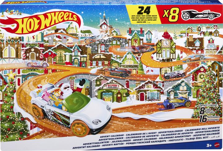Actual product image Hot Wheels Advent calendar