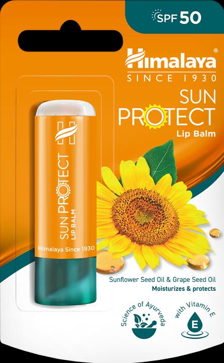 Actual product image Himalaya Sun Protect Lip Balm with SPF 50 and UVA Ray Protection 4.5g (Balm)