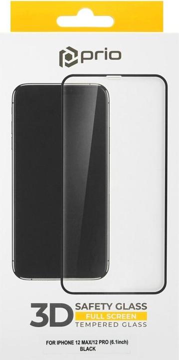 Immagine prodotto prio Protezione dello schermo in vetro temperato premium (1 Pezzo/i, Apple iPhone 12 Pro)