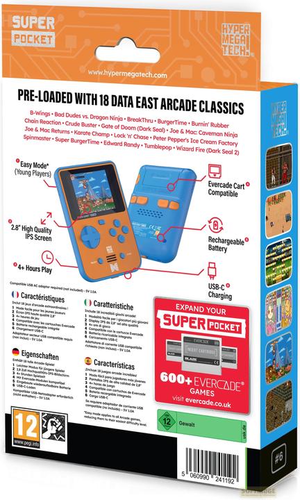 Produktbild Blaze Evercade Data East Super Pocket