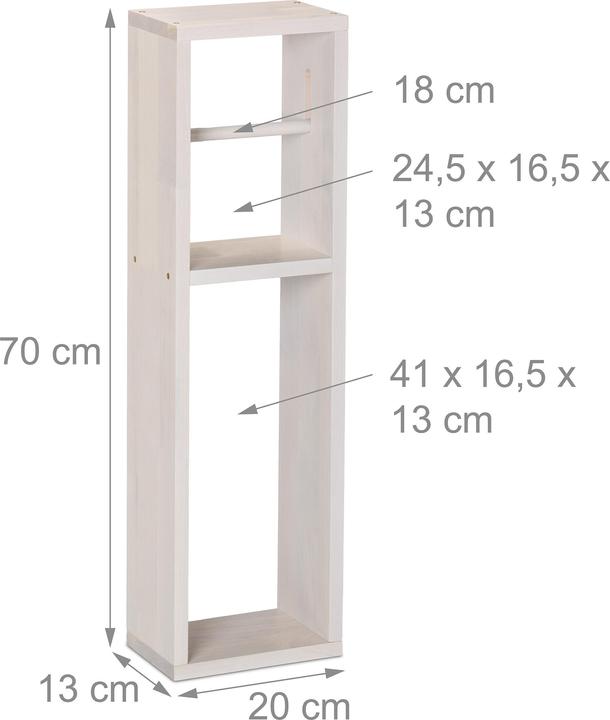 Actual product image Relaxdays Toilet paper stand