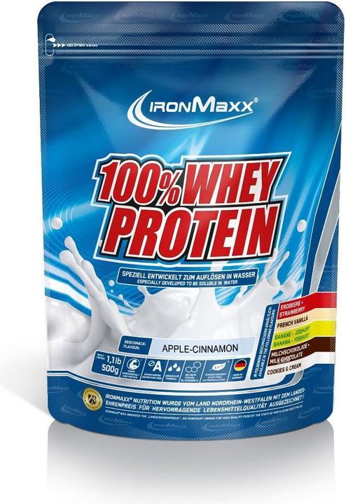 Image du produit IronMaxx Whey Protein (Pomme, Cannelle, 1 pcs, 500 g)