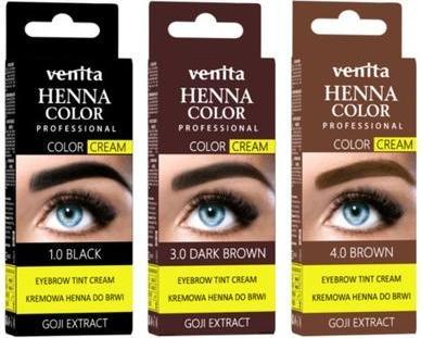 Actual product image Venta Venita Eyebrow Tint Cream Henna Professional with Goji Extract