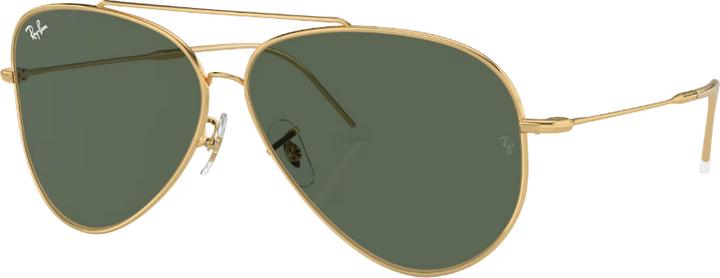 Ray Ban AVIATOR REVERSE RBR0101S green on gold L