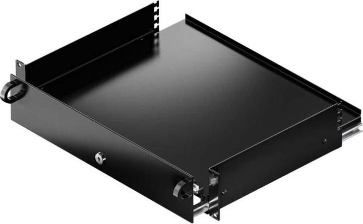 Produktbild Rittal 5302205 2 HE für eine 482,6 mm 19" RAL 9005 Tastaturschublade
