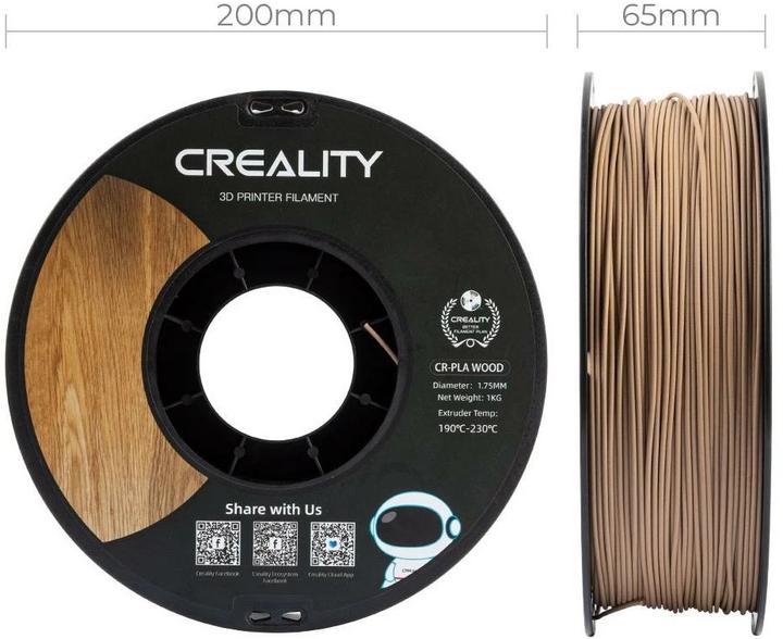 Produktbild Creality Filament CR-PLA (PLA, 1.75 mm, 1000 g, Braun)