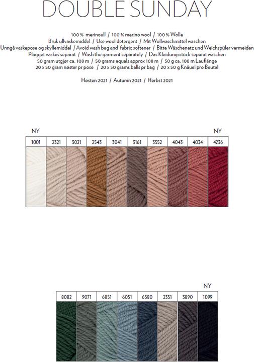 Actual product image Sandnes Garn Double Sunday (120 m)