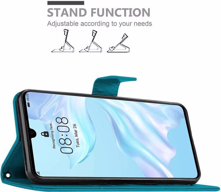 Image du produit Cadorabo Couverture du livre de fleurs (Huawei P30)