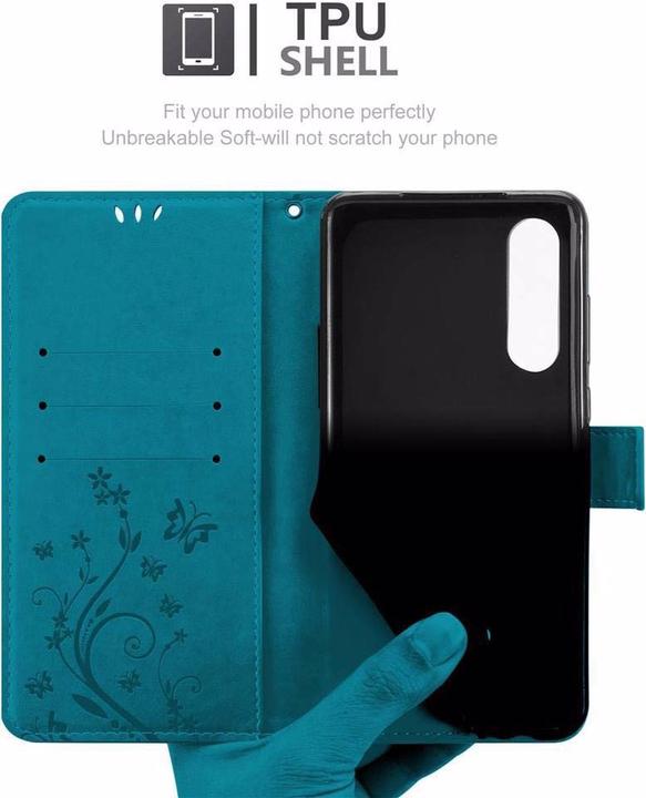 Image du produit Cadorabo Couverture du livre de fleurs (Huawei P30)