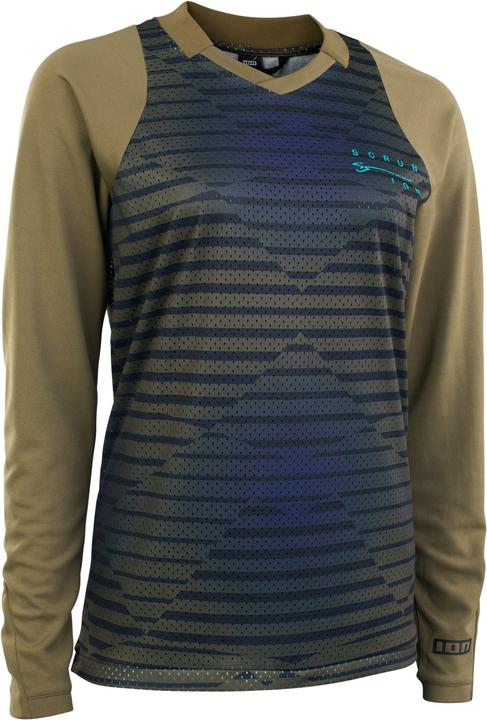Produktbild ION Bike Jersey Scrub LS women - dark-mud (38, M)