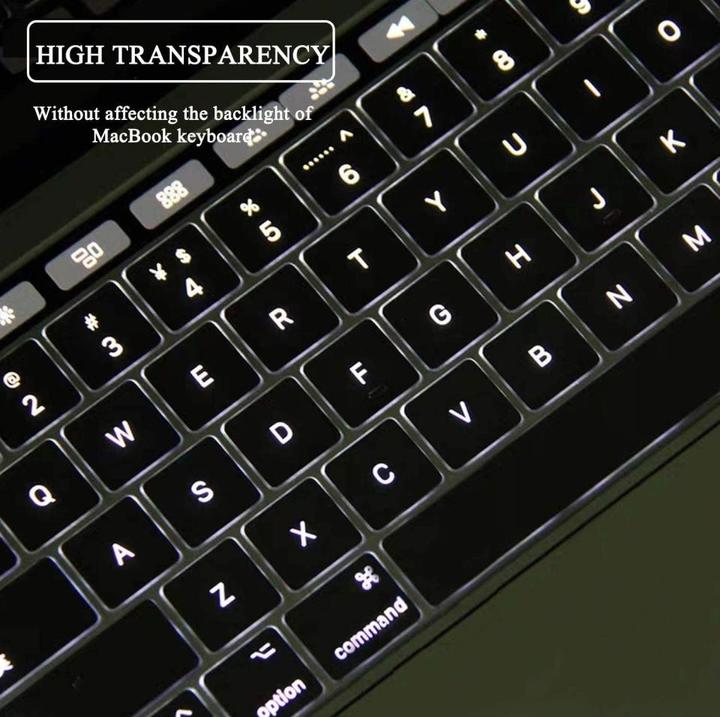 Actual product image Screenguard Keyboard protector for Apple MacBook Air 11" (2010-2015) A1370 A1465 ISO format