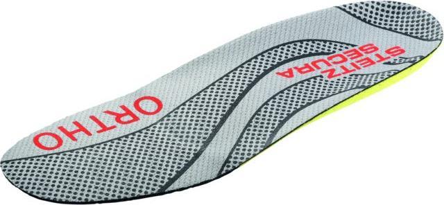 Steitz Secura Einlegesohlen grau/gelb Ortho-Soft ESD LOW