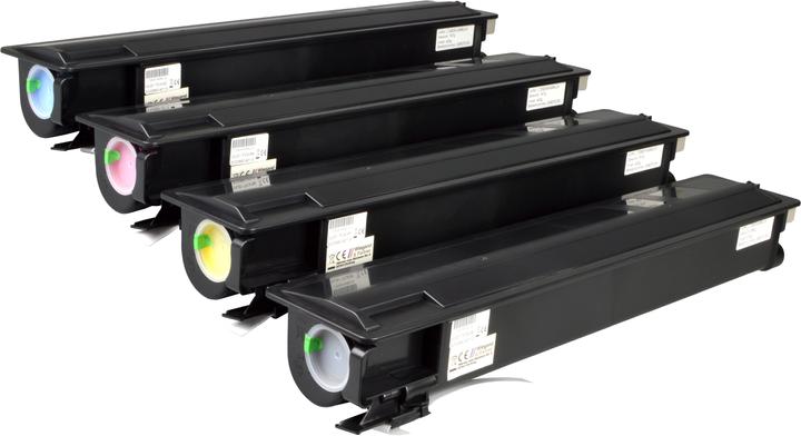 Actual product image Ampertec 4 toner replaces Toshiba T-FC415E K C M Y 4-coloured (M, FC, Y, C)