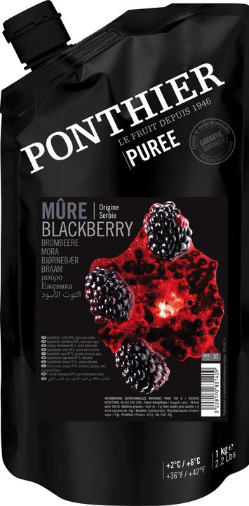 Image du produit Ponthier Purée de fruits de mûre