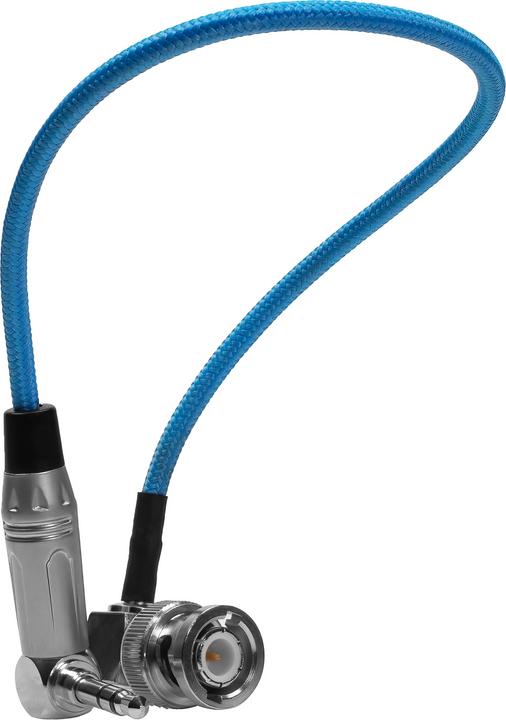 Image du produit Kondor Blue Câble 10" BNC vers 3,5 mm à angle droit Time Code (0.25 m)