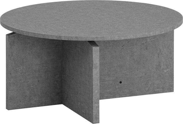 Actual product image FineBuy Couchtisch 70 cm Wohnzimmertisch Sofatisch Rund Gross Kaffeetisch Modern (70 x 70 x 33 cm)