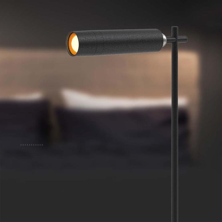 Produktbild V-TAC Lampka Biurkowa 4w1 37cm Kinkiet Klips Latarka 3W LED Czarna VT-7413 4000K 300lm (300 lm)