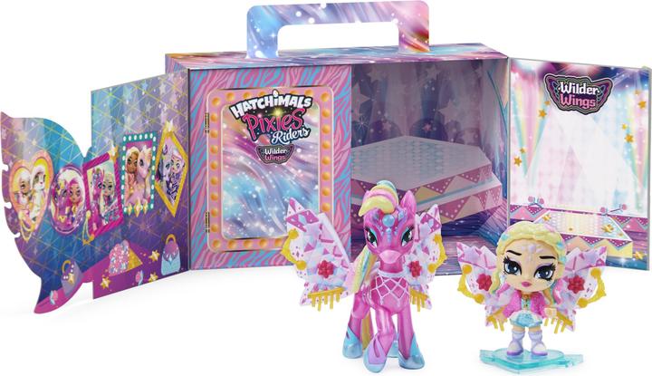 Image du produit Hatchimals Figurine à collectionner Pixies Riders Wilder Wings avec des créatures mythiques à