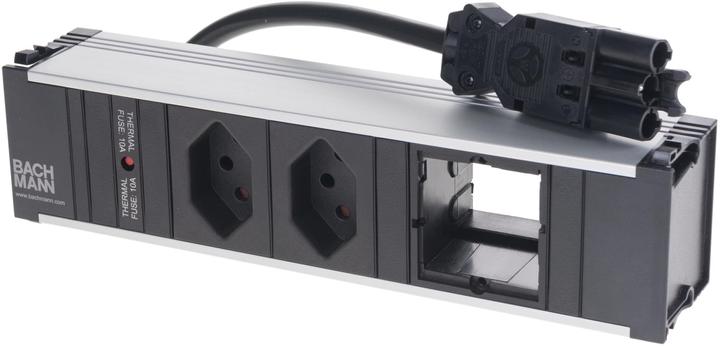 Produktbild Bachmann Steckdoseneinheit CONI, 2xT13, 1xCustom (2 x, Typ 13, 0.10 m)