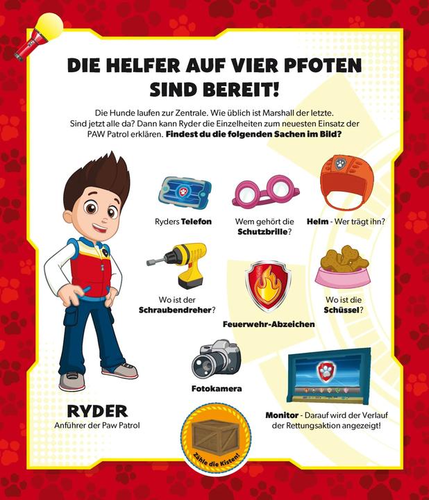 Produktbild Paw Patrol - Mein Taschenlampenbuch (Deutsch, Schwager & Steinlein Verlag, 2021)