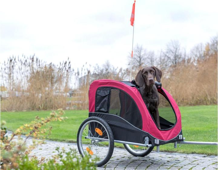Actual product image Trixie Bicycle trailer (Dog, Reflectors, Breathable)