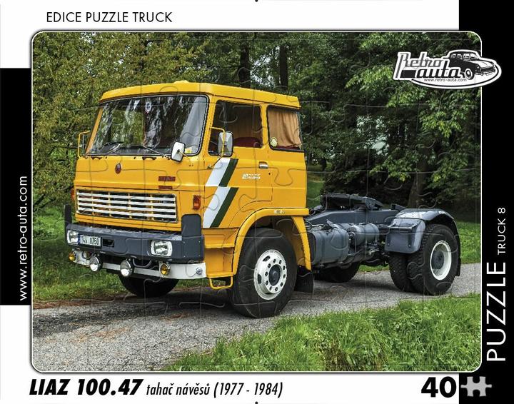 Produktbild Retro-auta Puzzle TRUCK No.8 Liaz 100.47 Sattelzugmaschine (1977-1984) 40 Stück
