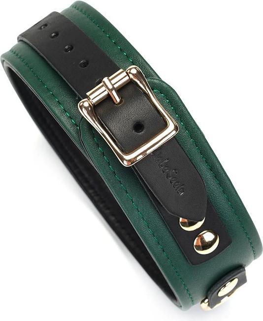 Produktbild Liebe Seele Mossy Chic - Leder Halsband mit Leine