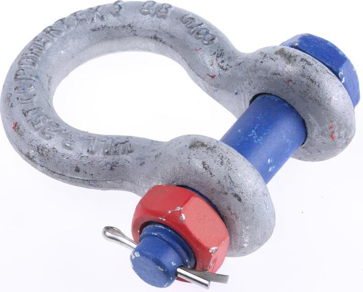 Actual product image Rs Pro Galvanised bow shackle w/pin,3.25ton