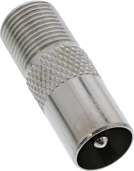 Produktbild InLine IEC- Stecker (Antenne) auf F-Buchse (Stecker und Verbinder)