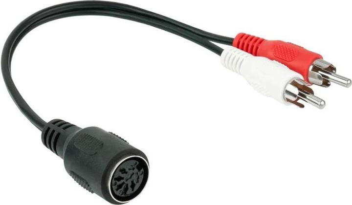 Actual product image Good Connections Audio Adapter 5-pol DIN Buchse auf 2 Cinch Stecker (0.20 m, Cinch)