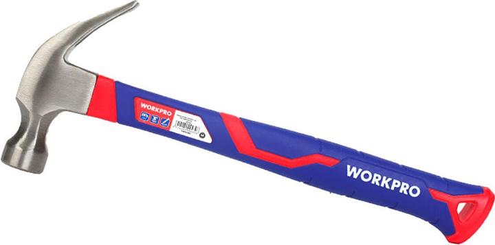 Immagine prodotto Workpro WP241011 Martello da artiglio manico ergonomico, duro 450 g 1 pz. (450 g)