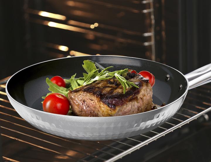 Produktbild Ceraflon Pfannen-Set, silber, 3-teilig (Pfannenset + Topfset)