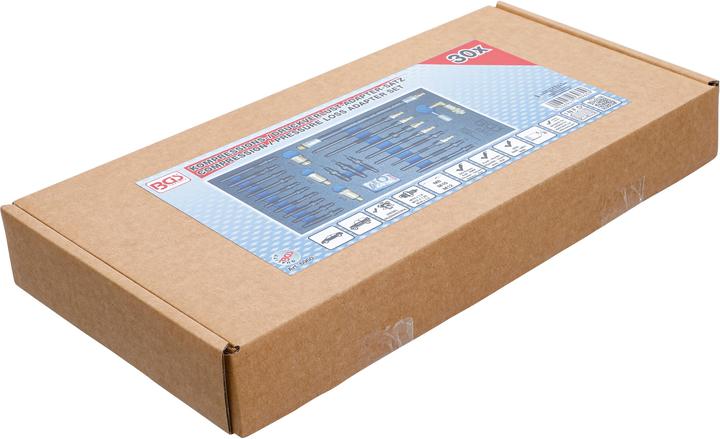 Produktbild BGS Werkstattwageneinlage 1/3: Adapter-Satz für Kompressions- und Druckverlusttester 30-tlg.