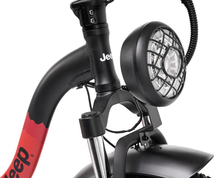 Image du produit Jeep E-bikes Phoenix Noir/Rouge Aluminium Taille unique