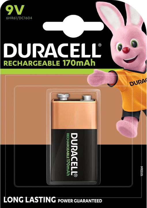 Produktbild Duracell Recharge Ultra (1 Stk., 9V Block, 170 mAh)