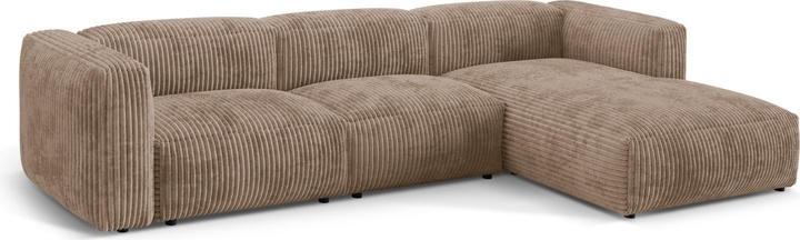 Image du produit Micadoni Canapé D'Angle Droit Modulaire, "Martina", 3 Places, 332x176x75 Fabriqué en Europe (Canapé d'angle)