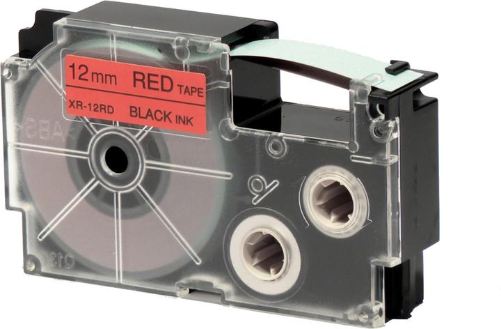 Actual product image Casio XR-12RD1 Self-adhesive labels (1.20 cm, Red)