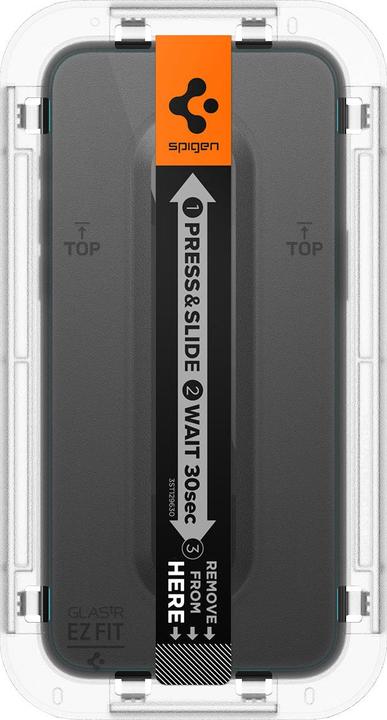Actual product image Spigen Glas.TR EZ Fit (1 Piece, Apple iPhone 15 Pro Max)