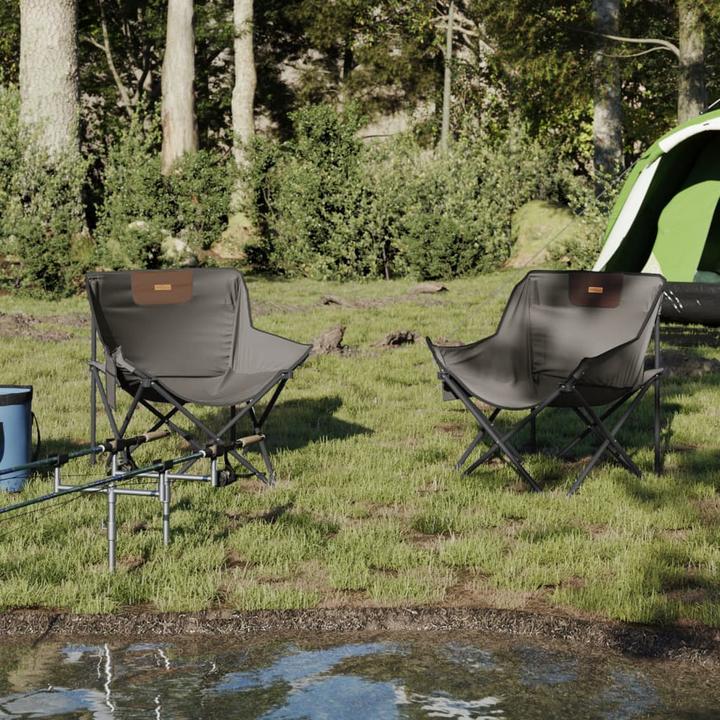 Actual product image VidaXL Camping chairs 2 pcs. with folding bag