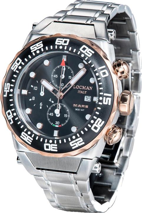 Actual product image Locman Italy Wristwatch Mare 300MT Chrono Ref. 0560 (Chronograph, 42 mm)