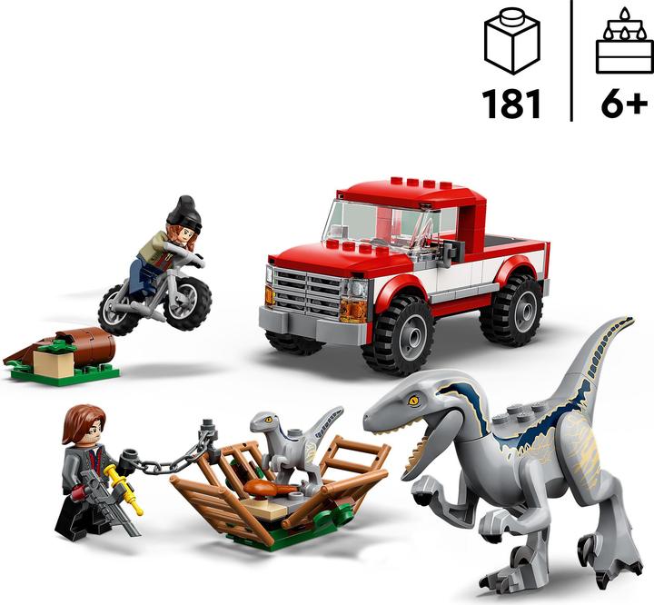 Produktbild LEGO Blue & Beta in der Velociraptor-Falle (76946, LEGO Jurassic World)