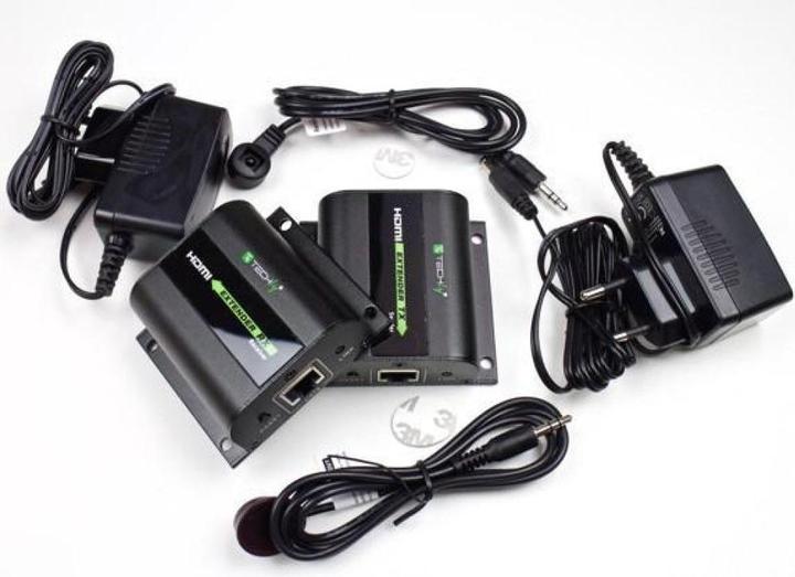 Image du produit Techly Extender HDMI via câble Cat RJ45 (0.07 m, HDMI)
