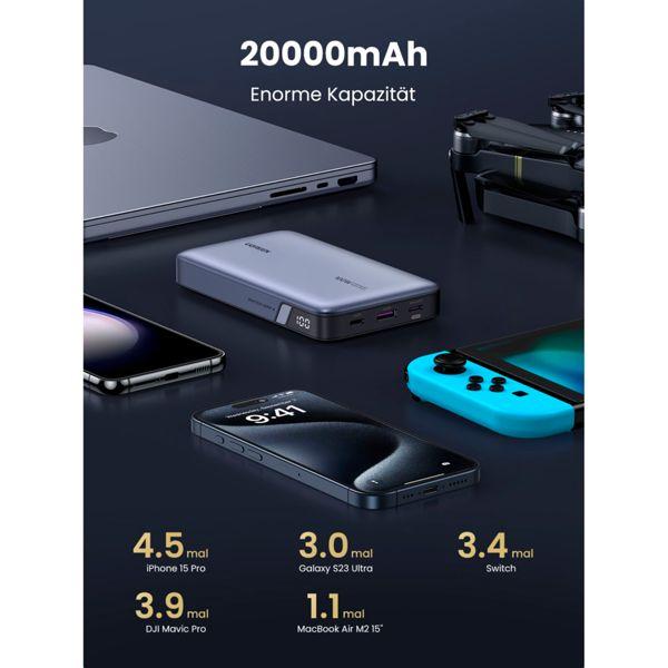 Produktbild Ugreen Powerbank (20000 mAh, 100 W, 72 Wh)