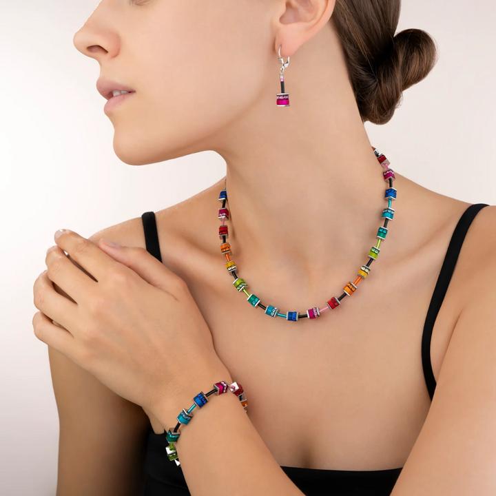 Image du produit Coeur de Lion Collier GeoCube (Acier inoxydable, 42 - 47 cm)