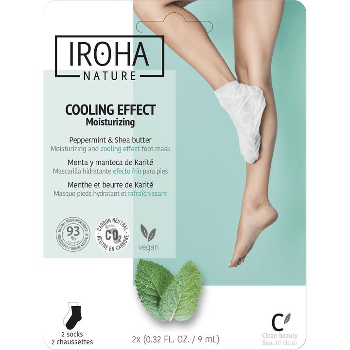 Image du produit Iroha Nature Nature - Foot Mask Chaussettes Relax Menthe Poivrée (Masque de pied, 9 ml)