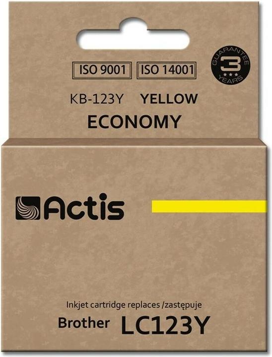 Produktbild Factis KB-123Y ink cartridge Brother LC123 yellow - Kompatibel - Tintenpatrone (Y)