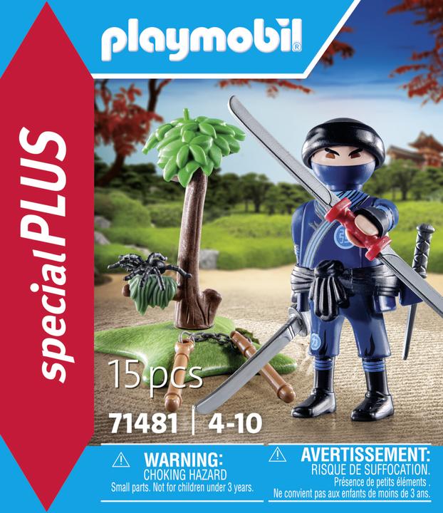 Produktbild Playmobil 71481 Ninja mit Ausrüstung (71481, Playmobil Special Plus)