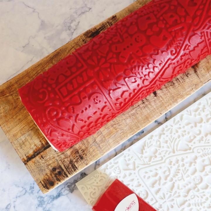 Produktbild ScrapCooking Silikonmatte für Rouladen Weihnachten 40x30cm (40 x 30 cm)