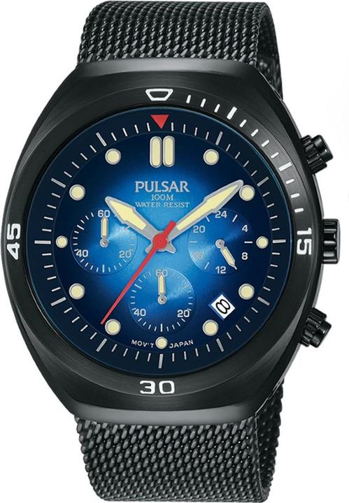 Produktbild Pulsar Lorus PT3951X2 Chronograph mit Sekundenarmband 42mm 10 ATM (Chronograph, 42 mm)