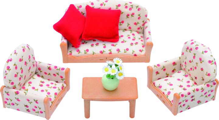 Actual product image Sylvanian Families Three-part seating group